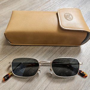 Crap Eyewear "The Nu Bloom" gold polarized sunglasses